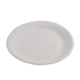 Paper Plate Uncoated White 175Mm  Ctn 500
