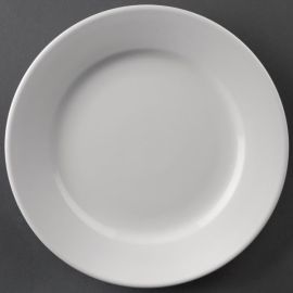Olympia Athena Wide Rimmed Plates 203mm Pack of 12