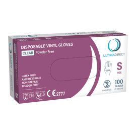 Vinyl Gloves Clear Small P/F Box 100