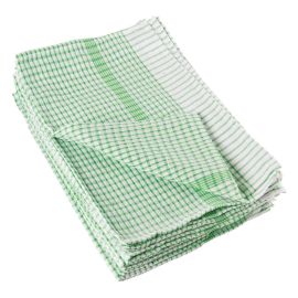 Wonderdry Tea Towel Green Pack of 10