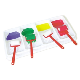 Roller Tray with 4 separate Bays