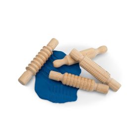 Rolling Pins Pattern Wood Pk4