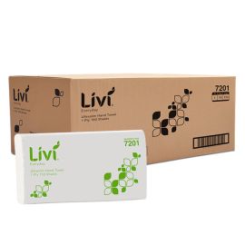 Livi Ultraslim Hand Towel 7201 1Ply 2400 sheets