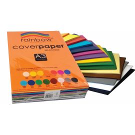 Cover Paper A3 125gsm Assorted Pk500