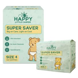 Happy Little Camper Nappies Toddler Size 4 Ctn100