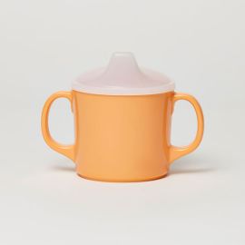 Melamine Non-Slide Sippy Cup with Lid Apricot