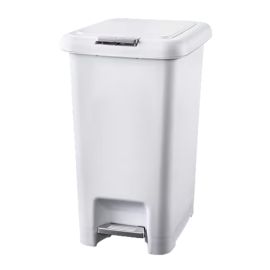 Oates Pedal Bin 30L White
