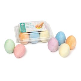 Easi-Grip Egg Chalk Pack of 6