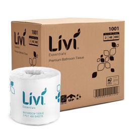 Livi Toilet Tissue 1001 Roll 400 sheets 2ply Ctn 48