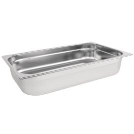 Vogue Stainless Steel Gastronorm 1/1 - 100mm deep Tray