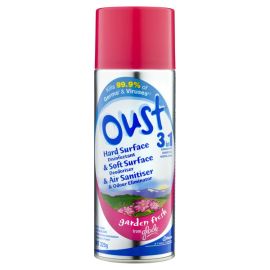 Oust 3 in1 Disinfectant Spray Garden Fresh 325gm
