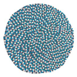 Starry Night Bubble Felt Ball Rug 1 m