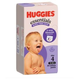 Huggies Essentials Nappy Pants Size 4 Large Ctn 120